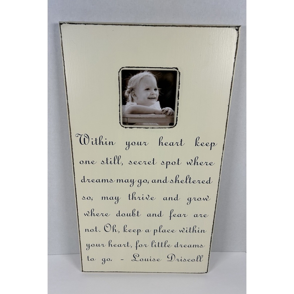 Sugarboo Designs Shadowbox Frame 20"x11" "Within your heart" Louise Driscoll